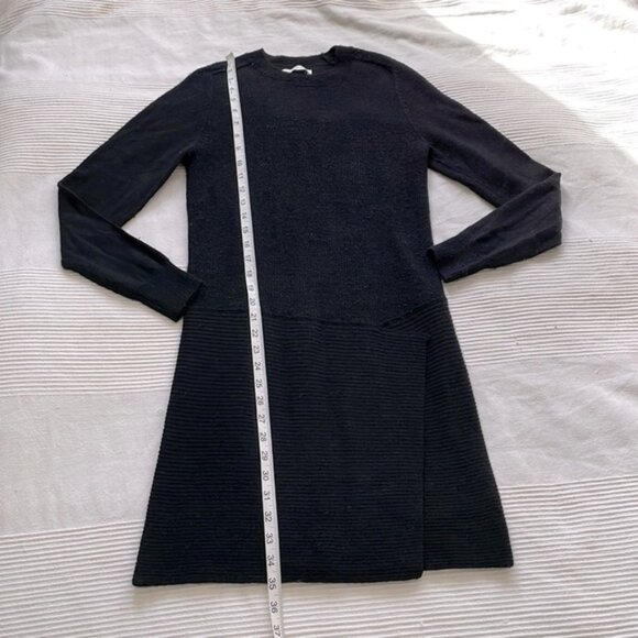 Isabel Marant Etoile Wool Blend Split Layered Hem Midi Dress US 8 - Picture 6 of 8